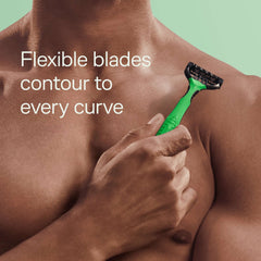 Schick Xtreme 3 Sensitive 3 Blade Disposable Razors for Men, 4ct