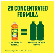 Pine-Sol 2X Concentrated Multi-Surface Cleaner, Pine Scent (60 fl. oz., 2 pk.)