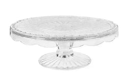 The Pioneer Woman 10.25 in Round Glass Cake Stand, Clear