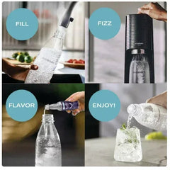 SodaStream Terra Black Sparkling Water Maker Bundle +Pepsi 440ml