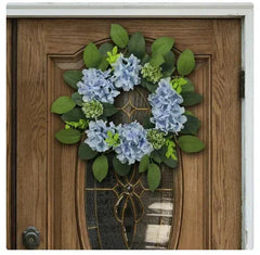 Flora Bunda 18 in H x 18 in W x 4.5 in D Hydrangea Wreath