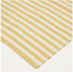 Home Décor Collection 24" x 36" Yellow Stripe Layering Rug