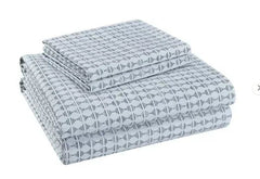 Hotel Style 800 Thread Count Cotton Rich Sateen Bed Sheet Set, Full, Blue, Set of 6