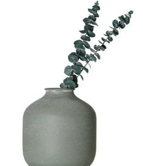 Crystal Art Gallery Contemporary Iron Metal Tabletop Vase, Greens