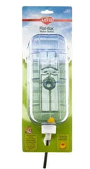 Kaytee Flat-Bac Habitat Water Bottle for Pet Rabbits, Ferrets and Guinea Pigs, 32 oz