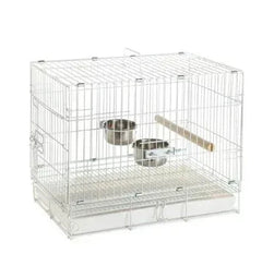 Prevue Pet Products Travel Cage, White