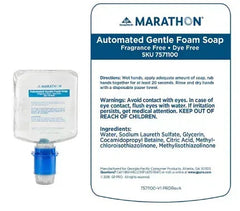 Marathon Gentle Foam Hand Soap Refill, Fragrance-Free (1,000 ml)