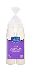 Berkley Jensen 12-Oz. Cups, 260 ct. - Translucent