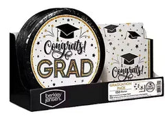 Berkley Jensen Grad Time Party Pack with 10" Plates and Napkins, 150 ct.