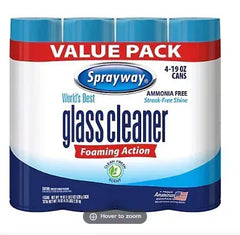 Sprayway Glass Cleaner, 4 pk./ 19 oz.