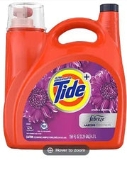 Tide Plus Febreze Freshness Spring & Renewal HE Turbo Clean Liquid Laundry Detergent, 124 loads/159 fl. oz.