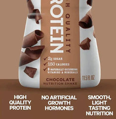 Fairlife Nutrition Plan 30g Protein Shake, Chocolate 11.5 fl. oz., 12 pk.