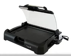MegaChef Reversible Indoor Grill and Griddle with Removable Glass Lid
