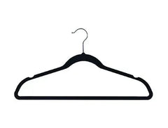 Berkley Jensen Anti-Slip Rubberized Hangers, 35 pk. - Black