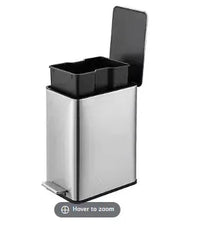 QualiaZero 10L/2.6 Gallon Slim Step Trash Can
