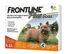 Frontline Plus for Small Dogs, 6 Month, 3 ct./0.091 fl. oz.