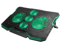 ENHANCE Cryogen Gaming Laptop Cooling Pad - Green