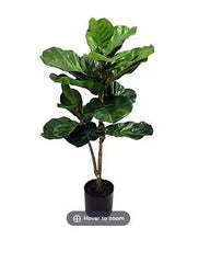 Winward 40" Fiddle Leaf Plant Tree Decorative Artificial Plant