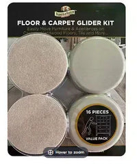 Parker & Bailey 16-Pc. Floor and Carpet Glider Kit