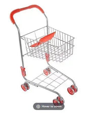 Toy Time Kids Grocery Cart Pretend-Play