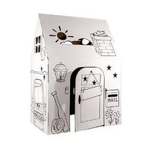 Easy Playhouse Cardboard Clubhouse
