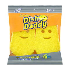 Scrub Daddy Dish Daddy Non-Scratch Scrub Dishwand Refills, 2 Count