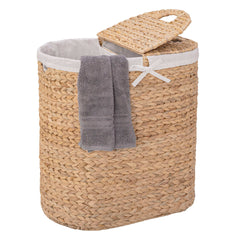 Seville Handwoven Water Hyacinth Laundry Hamper