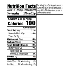 Skippy All Natural Peanut Butter, 2 pk./48 oz.