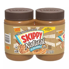 Skippy All Natural Peanut Butter, 2 pk./48 oz. - USA MEGA SHOP