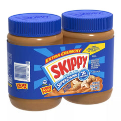 Skippy Chunky Peanut Butter, 2 pk./48 oz. - USA MEGA SHOP