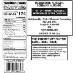 Sliced Almonds, 5 lbs