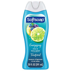 Softsoap Energizing Moisturizing Body Wash, Citrus and Berry Splash Scent, 20 fl oz