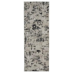 Solaris Runner Rug, Argent Charcoal, 2’2” x 6’