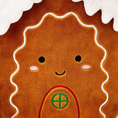 Spark.Create.Imagine. Holiday Plush Gingerbread House Baby Toy, Brown, Infant