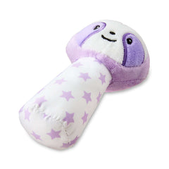 Spark Create Imagine Plush Sloth Hand-Grip Rattle Toy, Soft Baby Rattle, 6" Easy Grasp, Ages 0 Months+