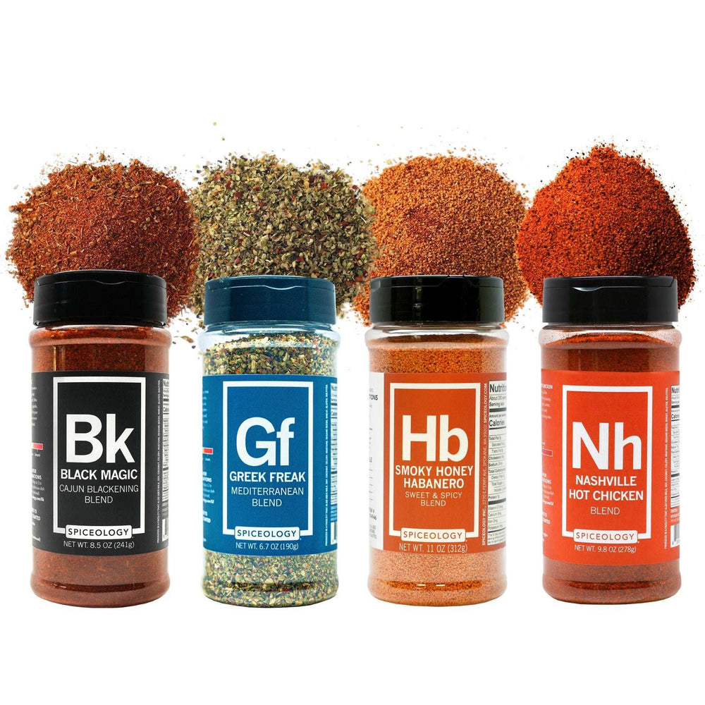 Spiceology Signature Seasonings 4-pack, 36 oz. Total - USA MEGA SHOP