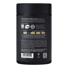 Sports Research Triple Strength Omega-3 Fish Oil, 150 Fish Softgels