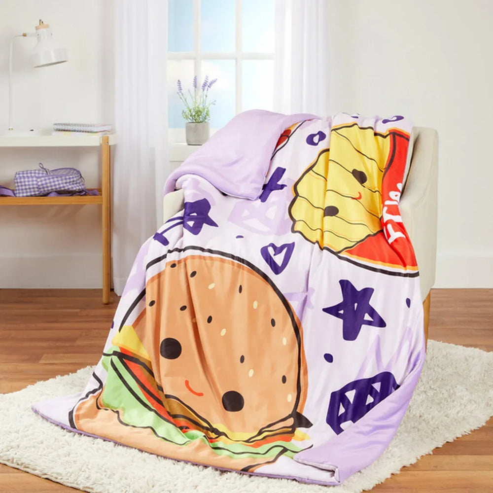 Squishmallows Snuggle Throw Blanket, Assorted Designs - USA MEGA SHOP