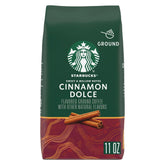 Starbucks Cinnamon Dolce, Ground Coffee, Flavored Hot or Iced Coffee, 11 oz - USA MEGA SHOP