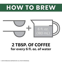 Starbucks Ground Coffee, Veranda Blend, Blonde Roast, 16 Ounce Bags, 2/Pack (32 Ounces Total)