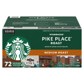 Starbucks Pike Place Medium Roast K-Cup, 72-count