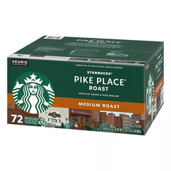 Starbucks Pike Place Roast Medium Roast K-Cup Pods, 72 ct.