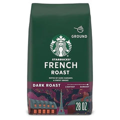 Starbucks Coffee K-Cup Pods, French Roast, Dark Roast Ground Coffee K-Cups for Keurig Brewers, 100% Arabica Coffee