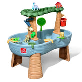 Step2 Dino Showers Multi-Color Plastic Water Table for Toddlers with 13-Piece Playset - USA MEGA SHOP