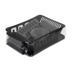 Sterilite 12 Piece Kitchen Set, Includes Sinkset, Bowls, Tumblers, Ice Cube Trays, Black