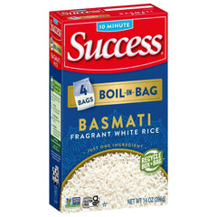 Success Boil-in-Bag Basmati Rice, Gluten Free, 14 oz Box - USA MEGA SHOP