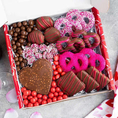 Sugar Plum Valentine's Day Chocolate and Treats Box, 23.7 oz Total