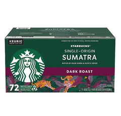 Starbucks Sumatra Dark Roast K-Cup Pods, 72 ct.
