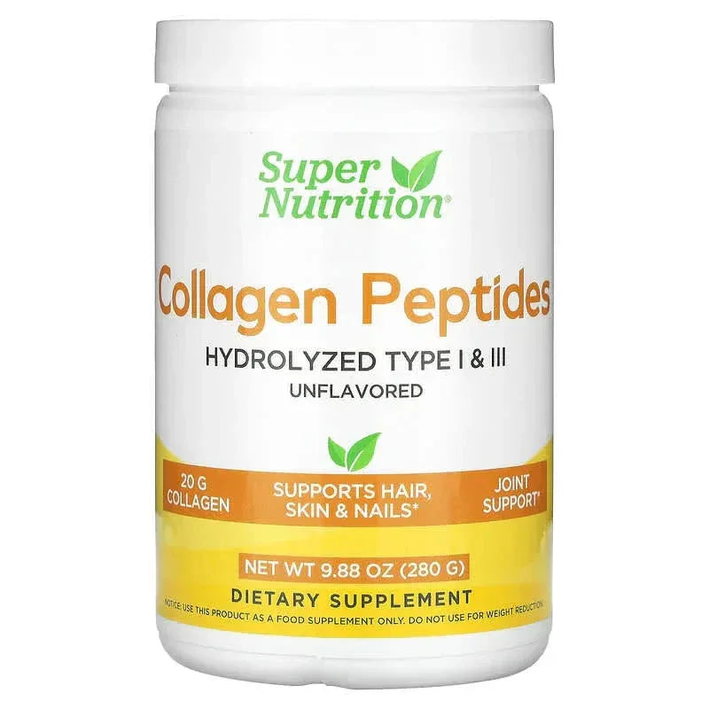 Super Nutrition, Collagen Peptides, 9.88 oz (280 g) - USA MEGA SHOP