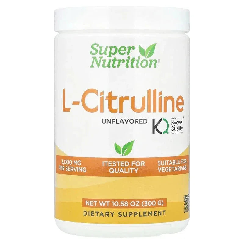Super Nutrition, L-Citrulline, Unflavored, 10.58 oz (300 g) - USA MEGA SHOP